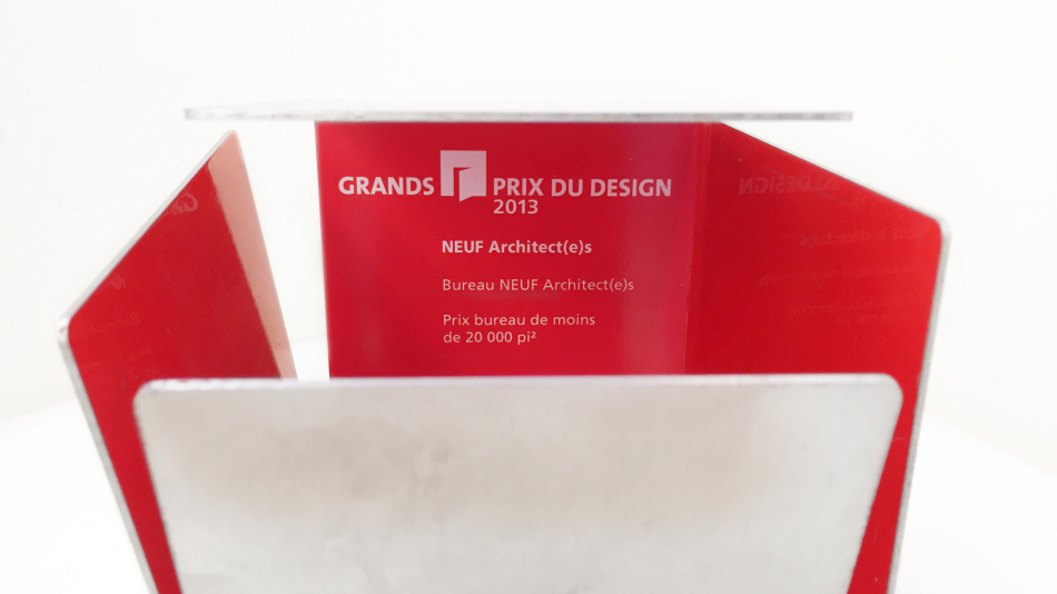 NEUF wins Grands Prix du Design 2013 Award